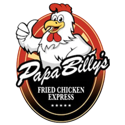 Papa Billy's logo.